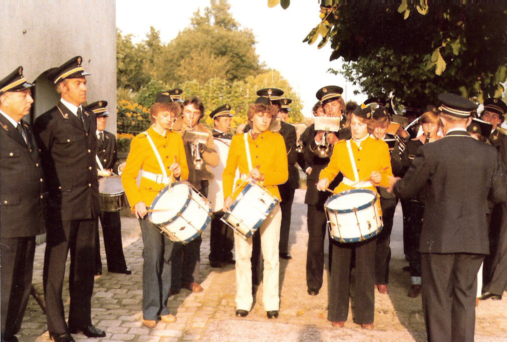 Sechsköpfige Trommlergarde sorgten für Pepp und Schwung in den 1960er Jahren